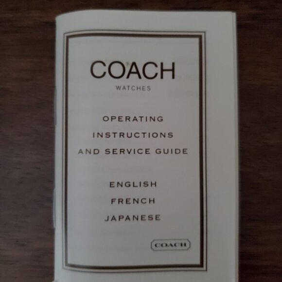 Coach Watch W506, Arch, Leather Band - Picture 8 of 8